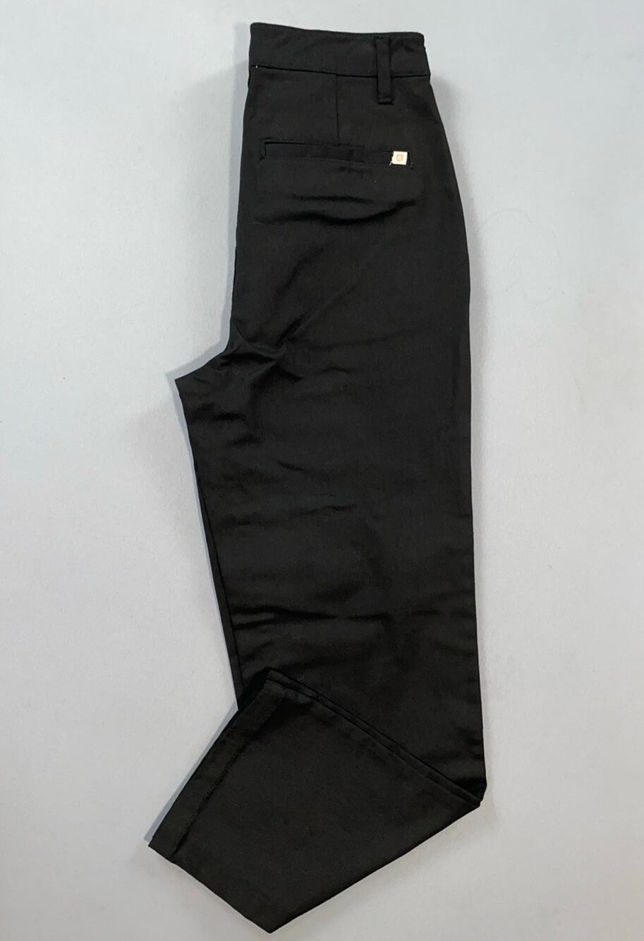 Brixton Women's Wide Leg Relaxed Fit Stretch Chino Pants. Black, Size 26. MINT!